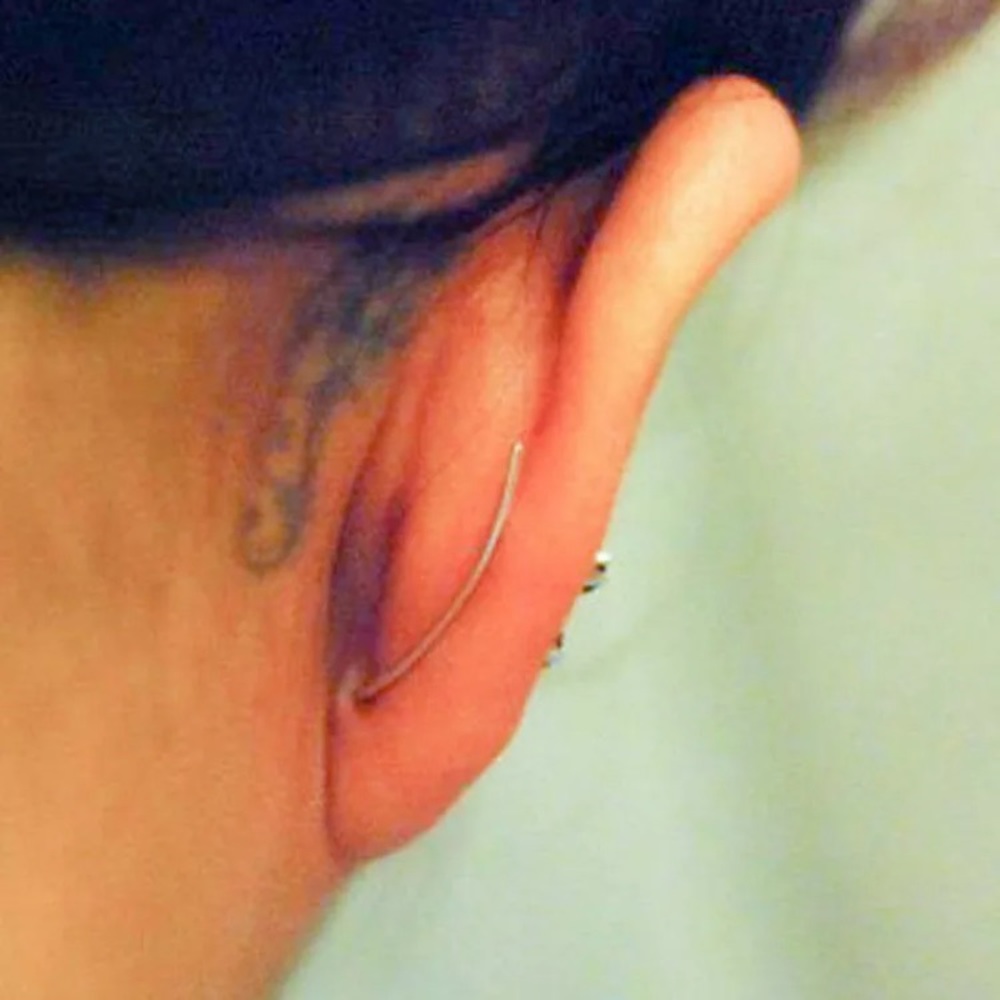 Little Dipper Constellation Ear Climber Earrings - Picture 3 of 6